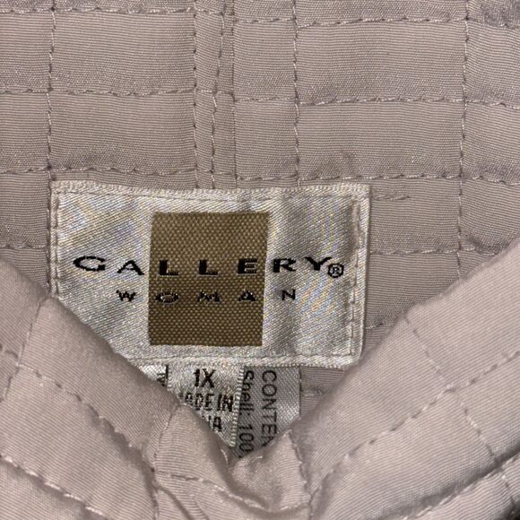 GALLERY WOMEN reversible coat-size 1X - Picture 3 of 13